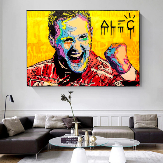 Schumachers Racing Champ Formula One Legend Wall Art-GraffitiWallArt