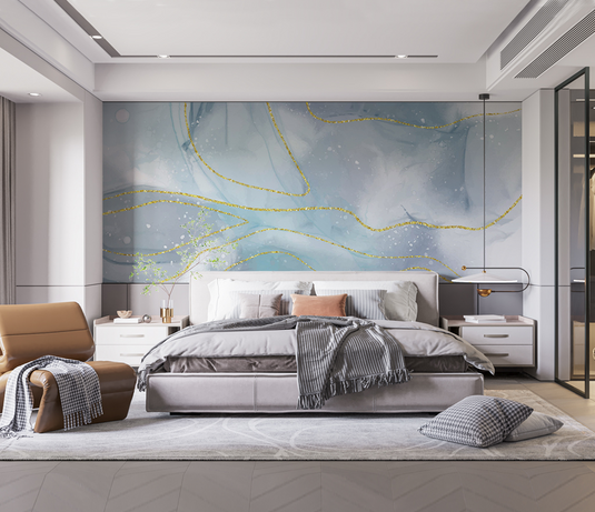 Sea Shine Stone Design: Marble Wallpaper Murals-GraffitiWallArt