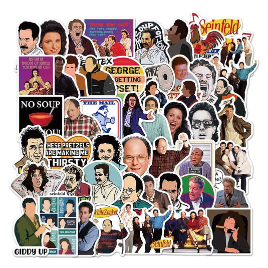 Seinfeld Stickers Pack - Famous Bundle Waterproof-GraffitiWallArt