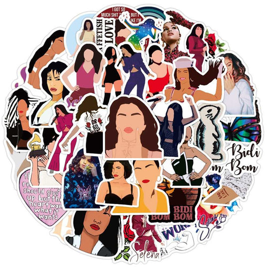 Selena Gomez Stickers-GraffitiWallArt