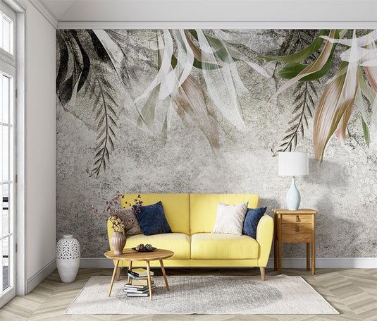 Serenity Falls Forest Oasis Wallpaper-GraffitiWallArt