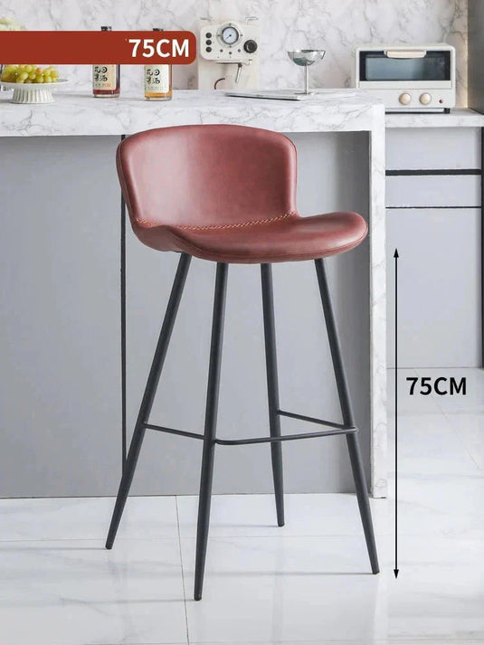 Sillas Ergonomic Bar Chairs for Kitchen Island-GraffitiWallArt