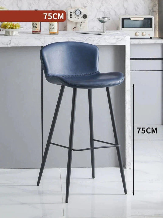 Sillas Ergonomic Bar Chairs for Kitchen Island-GraffitiWallArt