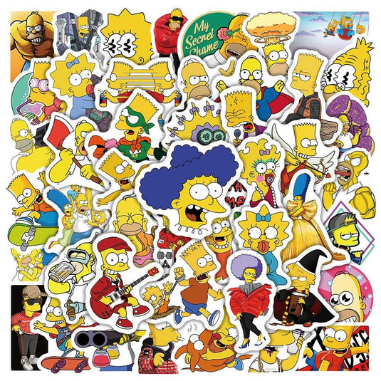 Simpson Stickers Pack: Authentic, Colorful Collection-GraffitiWallArt