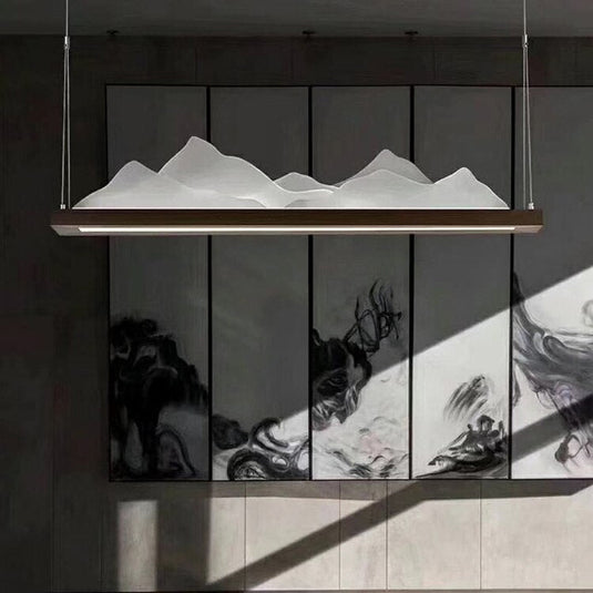 Snow Hills Chandelier: Exquisite Lighting Fixture-GraffitiWallArt