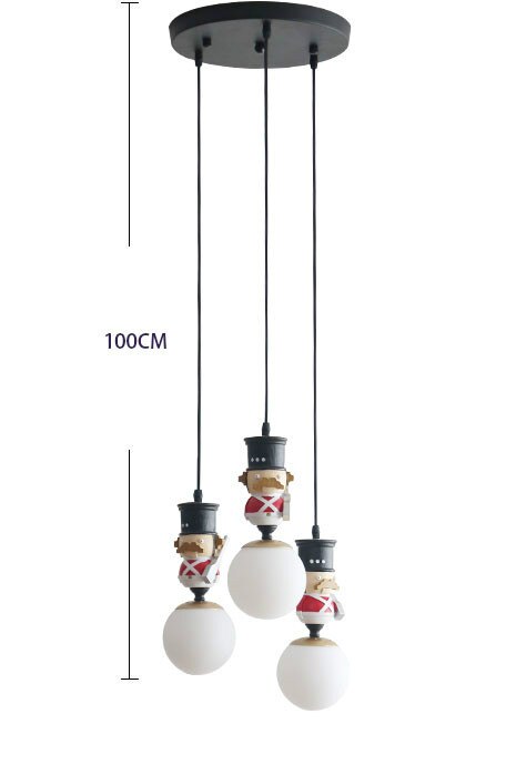 Soldiers Pendant Lighting For Kids Room-GraffitiWallArt