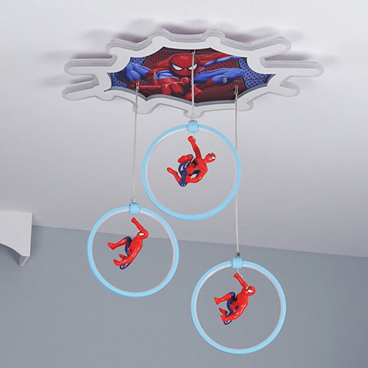 Spiderman Ceiling Light - Deco Lighting for Kids Room-GraffitiWallArt