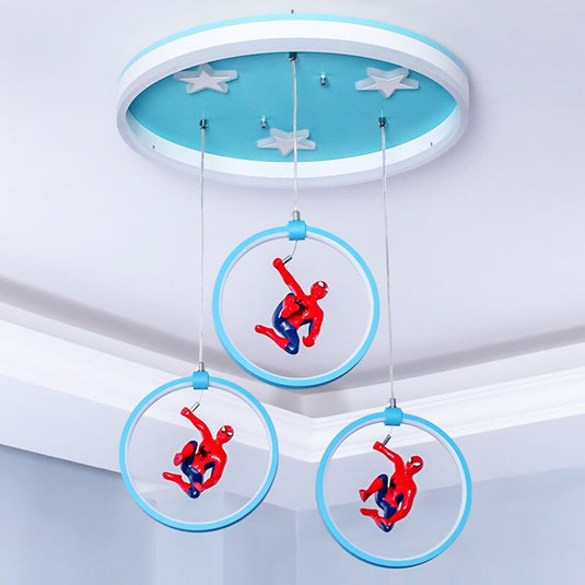 Spiderman Ceiling Light - Deco Lighting for Kids Room-GraffitiWallArt