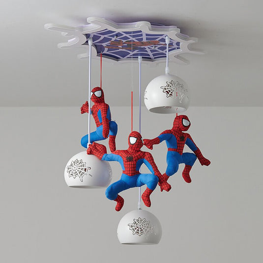 Spiderman Pendant Light - Art Deco Lighting for Kids Room-GraffitiWallArt