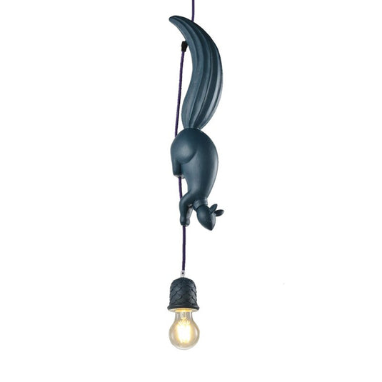 Squirrel Resin Modern Pendant Lights-GraffitiWallArt