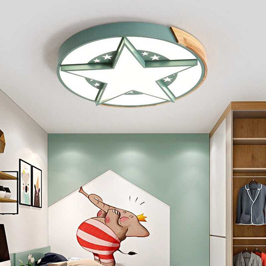 Star Ceiling Light | Kids Room Star Ceiling Light-GraffitiWallArt