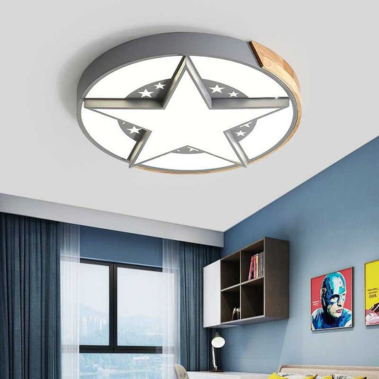 Star Ceiling Light | Kids Room Star Ceiling Light-GraffitiWallArt