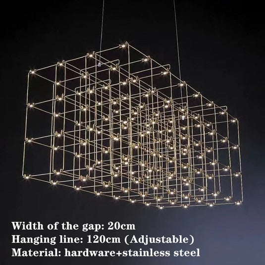 Starlight Chandelier - Illuminate Spaces Effortlessly-GraffitiWallArt