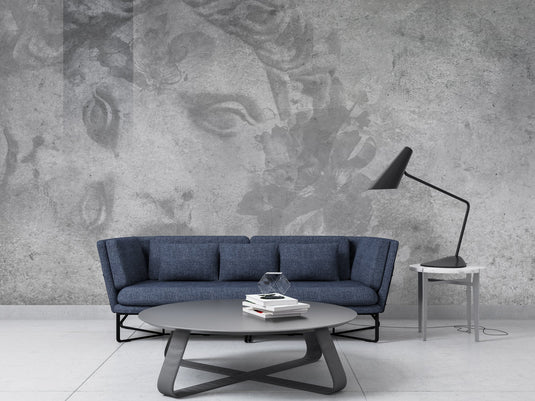 Statue Wallpaper Mural - Exquisite Design for a Unique Décor-GraffitiWallArt