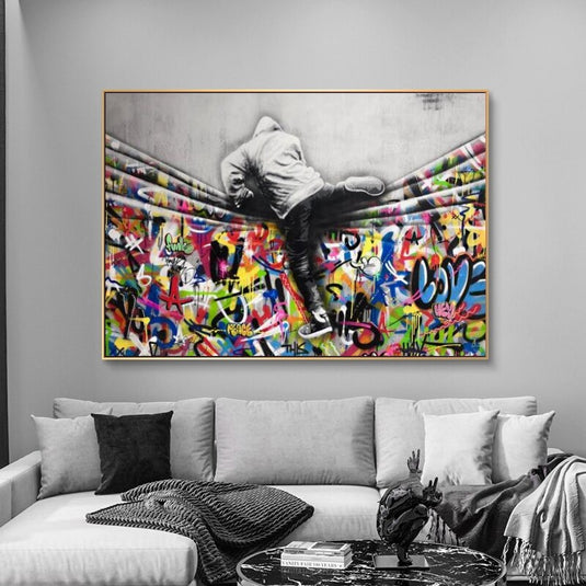 Street Art Canvas Posters - Modern Graffiti Prints for Home Decor-GraffitiWallArt