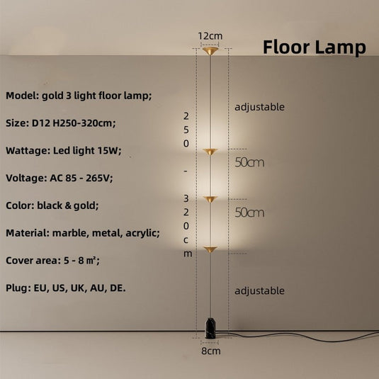 String Bedside LED Adjustable Floor Lamp-GraffitiWallArt