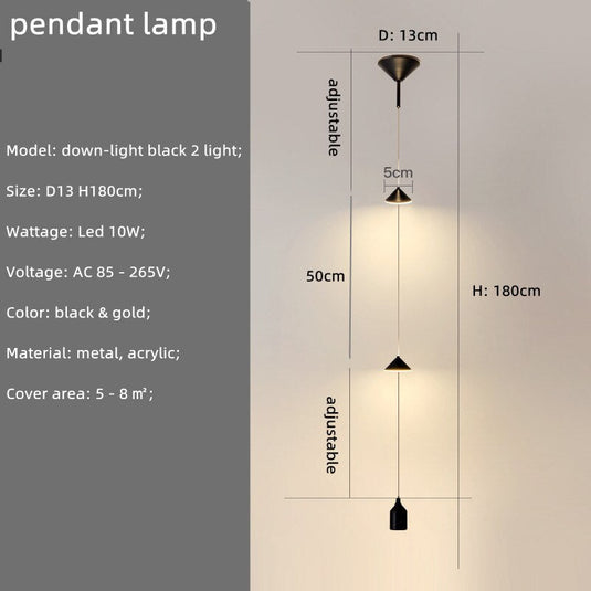 String Bedside LED Adjustable Floor Lamp-GraffitiWallArt