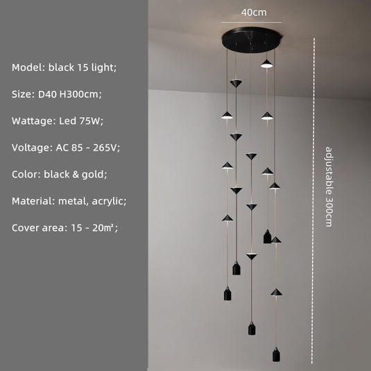 String Bedside LED Adjustable Floor Lamp-GraffitiWallArt