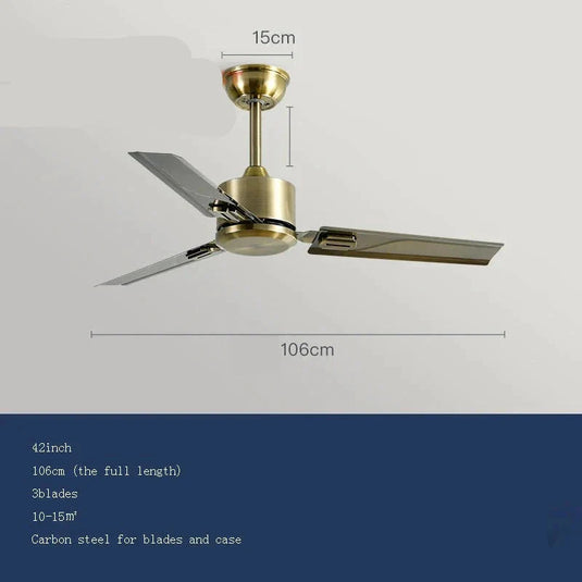 Strong Wind Quiet Ceiling Fan for an Ideal Home-GraffitiWallArt