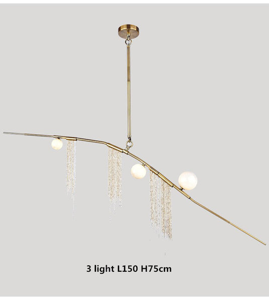 Tassel Chandelier: Lighting with a Touch of Elegance-GraffitiWallArt