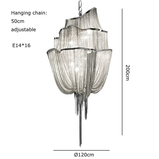 Tassels Chandelier: Decorative Lighting | Tassels & Fringe-GraffitiWallArt