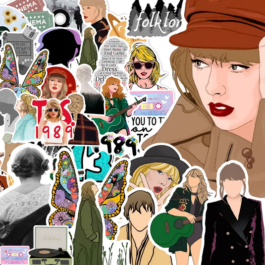 Taylor Swift Latest Stickers Pack-GraffitiWallArt