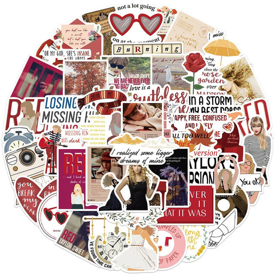 Taylor Swift Love Stickers Pack-GraffitiWallArt