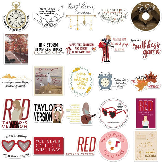 Taylor Swift Love Stickers Pack-GraffitiWallArt