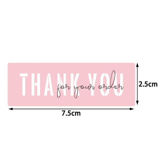 Thank You Order Stickers Pack: Express Appreciation-GraffitiWallArt