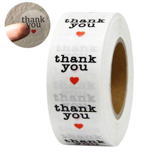 Thank You Sticker Labels: Express Gratitude Effortlessly-GraffitiWallArt