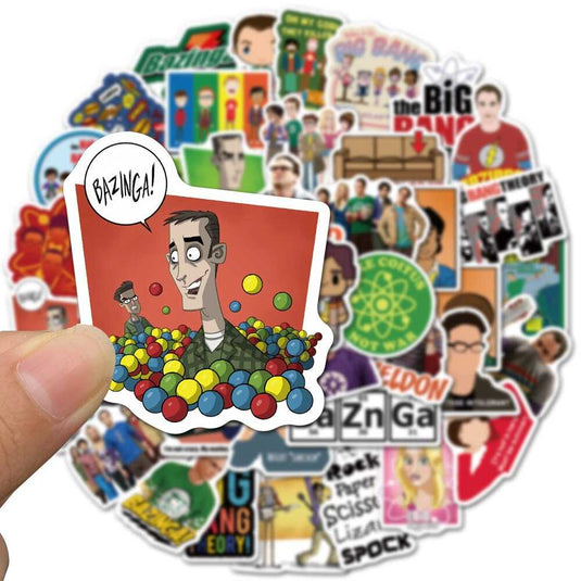 The Big Bang Theory Stickers Pack - Famous and Waterproof Bundle-GraffitiWallArt