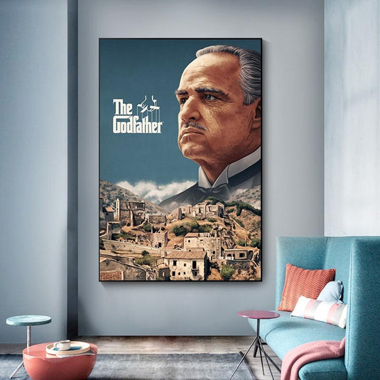 The Godfather Canvas Wall Art: A Classic masterpiece-GraffitiWallArt