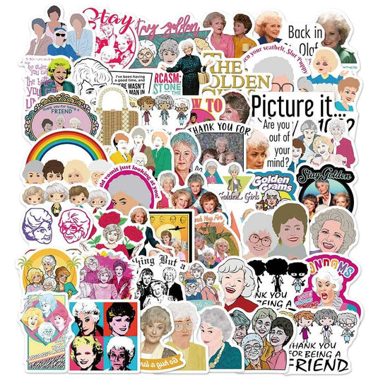 The Golden Girls Stickers Pack - Find Joyful Nostalgia!-GraffitiWallArt