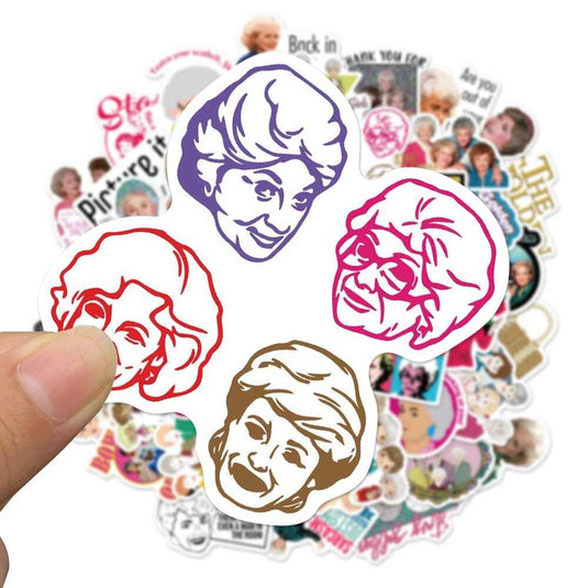 The Golden Girls Stickers Pack - Find Joyful Nostalgia!-GraffitiWallArt