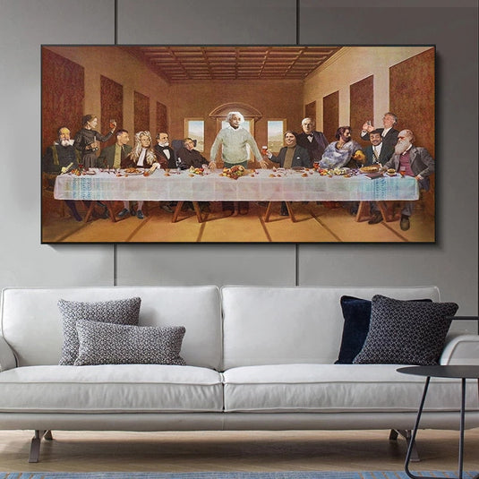 The Last Supper By Da Vinci Canvas Wall Art-GraffitiWallArt