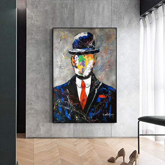 The Son of Man Canvas Wall Art-GraffitiWallArt