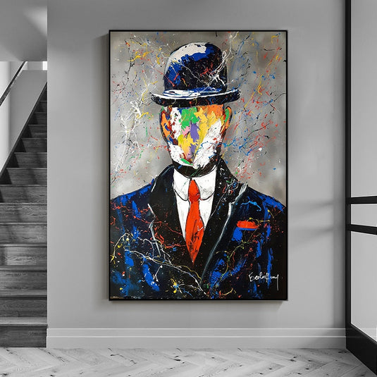 The Son of Man Canvas Wall Art-GraffitiWallArt