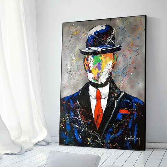 The Son of Man Canvas Wall Art-GraffitiWallArt