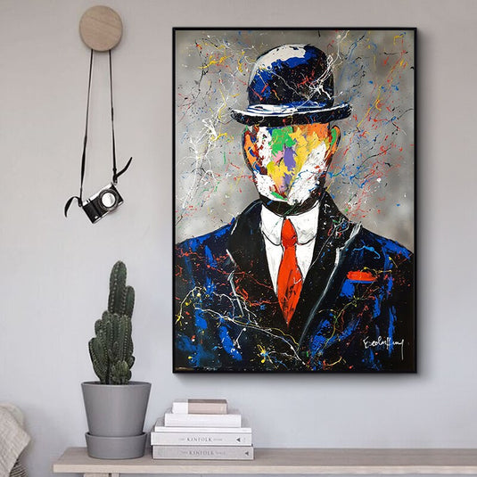 The Son of Man Canvas Wall Art-GraffitiWallArt