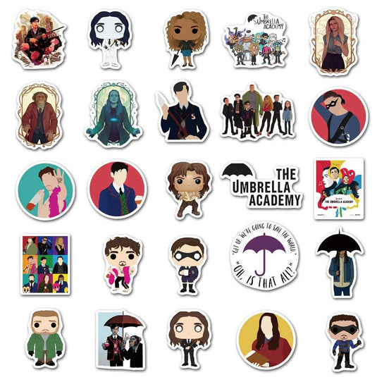 The Umbrella Academy Stickers Pack - Famous Waterproof Bundle-GraffitiWallArt