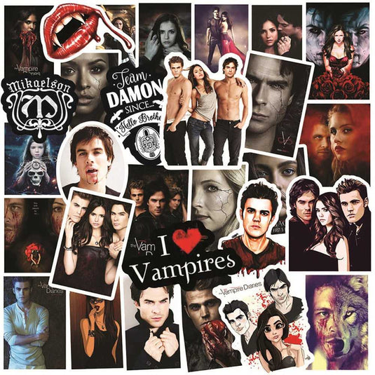 The Vampire Diaries Sticker Pack - Famous Waterproof Bundle-GraffitiWallArt