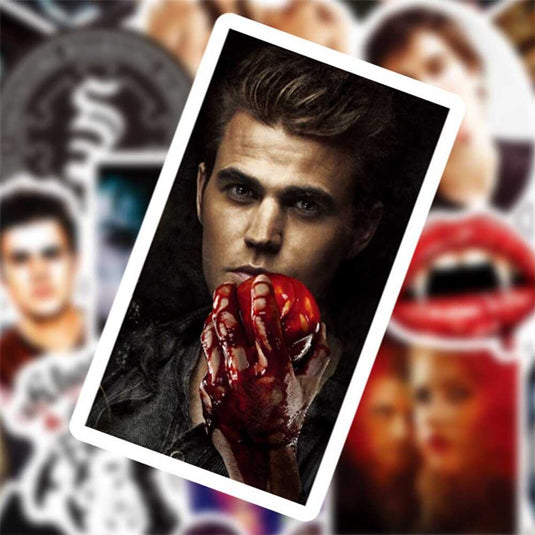 The Vampire Diaries Sticker Pack - Famous Waterproof Bundle-GraffitiWallArt