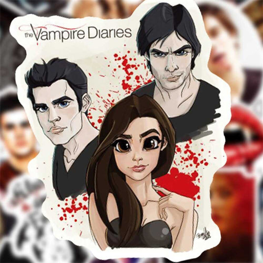 The Vampire Diaries Sticker Pack - Famous Waterproof Bundle-GraffitiWallArt