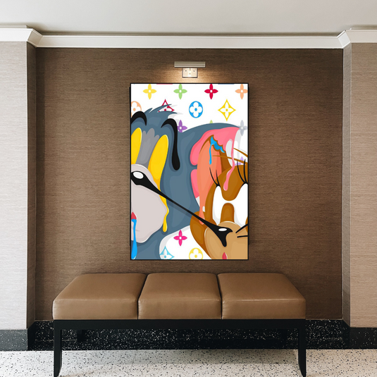 Tom and Jerry Wall Art Decor-GraffitiWallArt