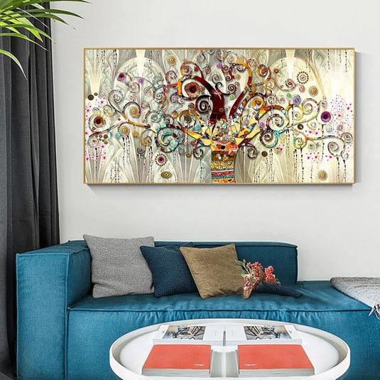 Tree of Life By Gustav Klimt Canvas Wall Art-GraffitiWallArt