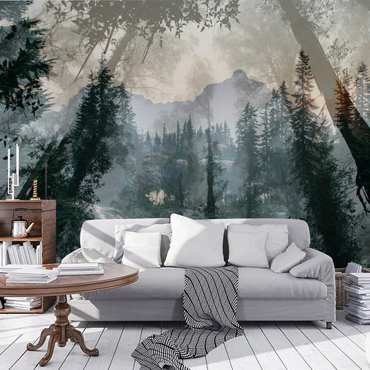 Tree Sunlight Wallpaper: Transform with mesmerizing scenery-GraffitiWallArt