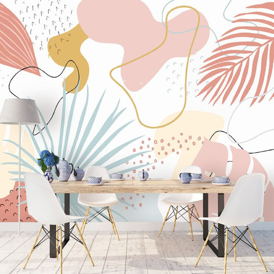 Tropical Dream Bedroom Wallpaper Mural-GraffitiWallArt