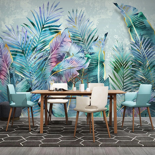 Tropical Wallpaper Mural: Vibrant and Exotic Wall Decor-GraffitiWallArt