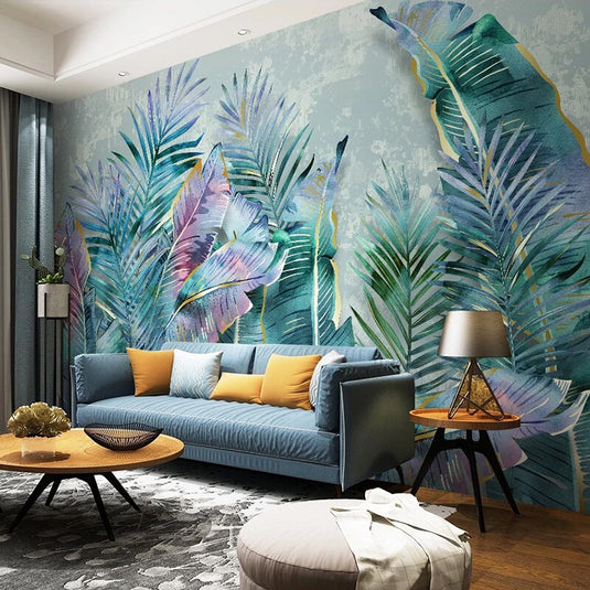 Tropical Wallpaper Mural: Vibrant and Exotic Wall Decor-GraffitiWallArt