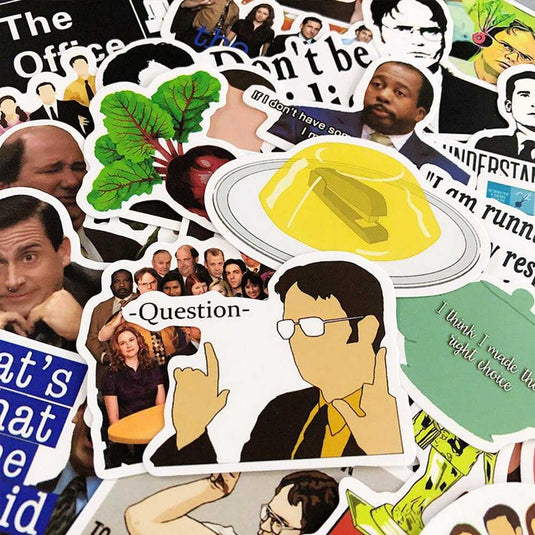 TV Series Friends The Office Stickers Pack - Famous Bundle-GraffitiWallArt